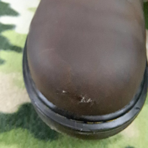 Dr Martens 2976 Leonore J Brown Leather Side ZIp Ankle Boots Size 5 Women - Picture 9 of 10